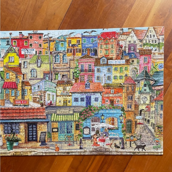White Mountain Seaside Village Puzzle - Larger Pieces Colorful 500 Pieces - Picture 15 of 15